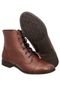 Bota Coturno em Couro Ravy Store Cano Curto Marrom - Marca RAVY STORE