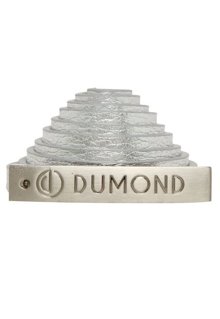 Cinto Dumond Textura Prata - Marca Dumond