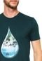 Camiseta Reef Water Verde - Marca Reef