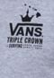 Camiseta Vans Triple Crown Poster Cinza - Marca Vans