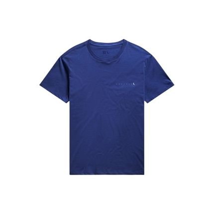 Camiseta Estampa Minimal Logo Peito Reserva Azul - Marca Reserva