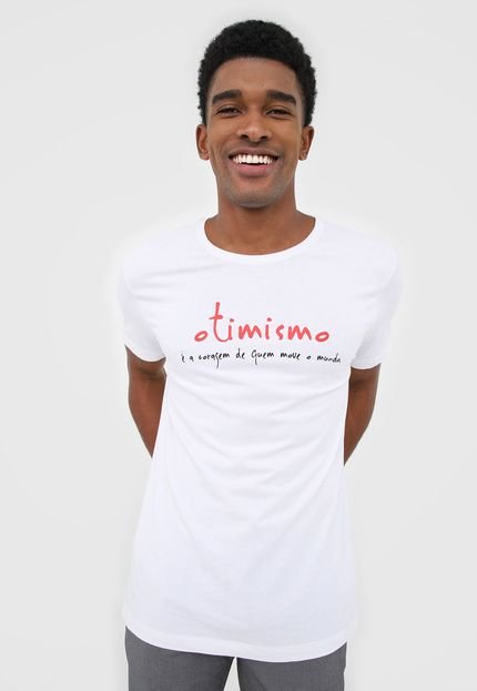 Camiseta Forum Otimismo Branca - Marca Forum