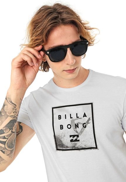 Camiseta Billabong Stacked Back Branca - Marca Billabong