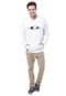 Moletom Oakley Code Distortion Logo Fleece Branco - Marca Oakley