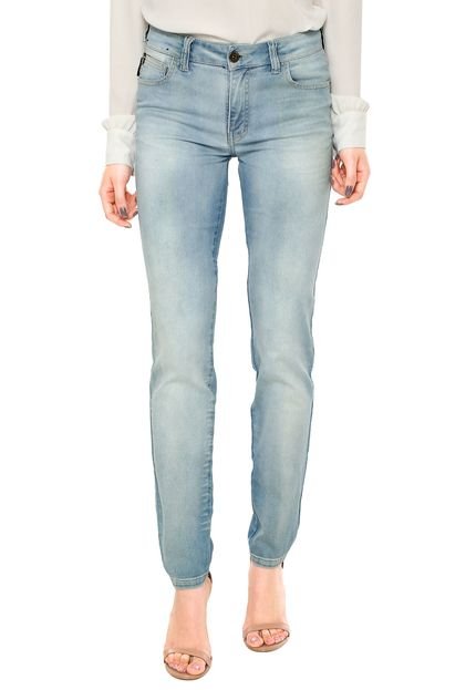 Calça Jeans Ellus Skinny Lavada Azul - Marca Ellus