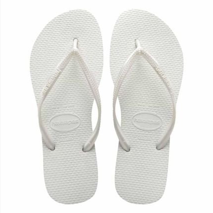 Chinelo Havaianas Slim Branco Incolor - Marca Havaianas