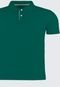 Camisa Polo Basica Ogochi Slim Fit  Verde Grama - Marca Ogochi