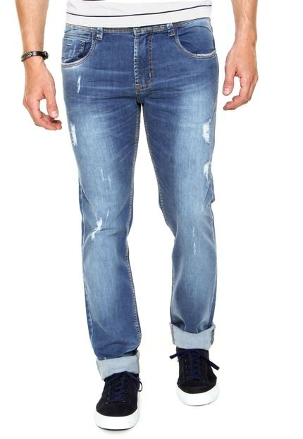 Calça Jeans Sawary Skinny Comfort Azul - Marca Sawary