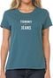Camiseta Tommy Jeans Square Logo Verde - Marca Tommy Jeans