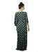 Kaftan Vestido Longo Homewear Camisola Longa Verde Poa - Marca CIA DA SEDA