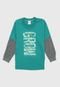 Camiseta Elian Infantil Lettering Verde - Marca Elian