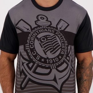 Camisa Corinthians Tridimensional Preta