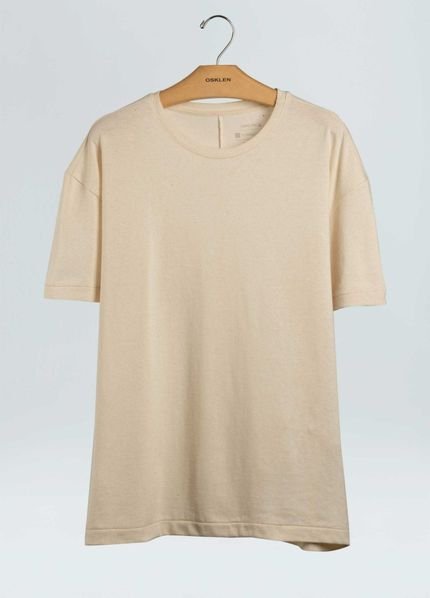 T Shirt Osklen Fem Over Osklen Denim-Offwhite - Marca Osklen