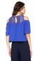 Blusa Ciganinha Holin Stone Tela Azul - Marca Holin Stone