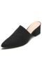 Scarpin Mule VIA UNO Suede Preto - Marca VIA UNO