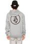 Moletom Fechado Volcom Circle Stone Cinza - Marca Volcom