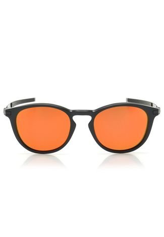Óculos de Sol Oakley Pitchman Round Preto/Laranja