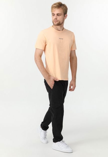 Camiseta Calvin Klein Flamê Laranja - Marca Calvin Klein