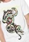 Camiseta Ed Hardy  Panther & Snake Branca - Marca Ed Hardy