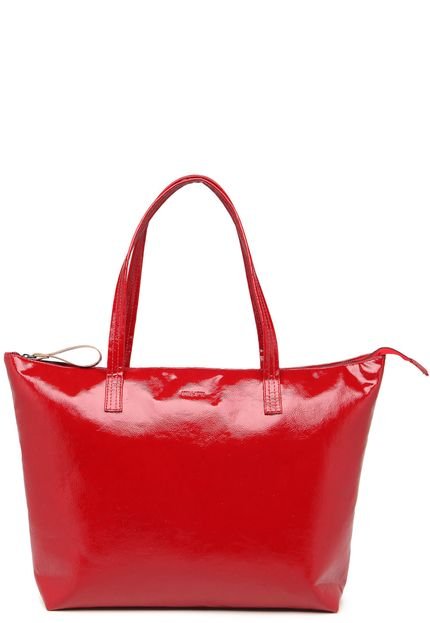 Bolsa Sacola ANACAPRI Verniz Color Vermelha - Marca Anacapri