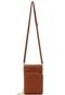 Bolsa Feminina Porta Celular Shoulder Bag Star Shop Transversal Carteira Marrom - Marca STAR SHOP