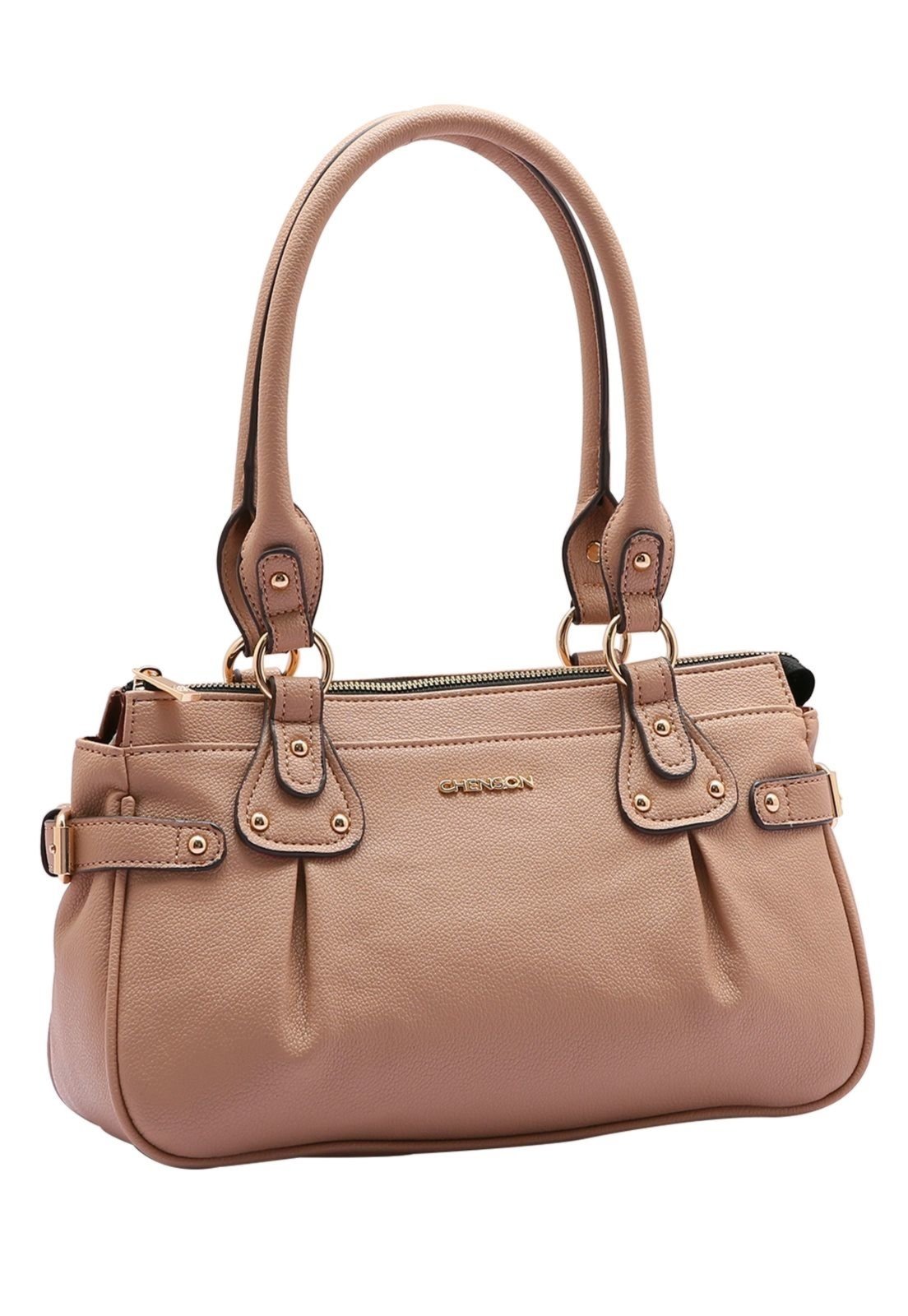 Bolsa Feminina Leve Plissado Ombro 3484039 - Marca Chenson