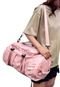 Mala Bolsa de Mao Mochila Feminina Blogueira Sport Esportiva Fitness Academia Rosa Claro - Marca Meimi Amores