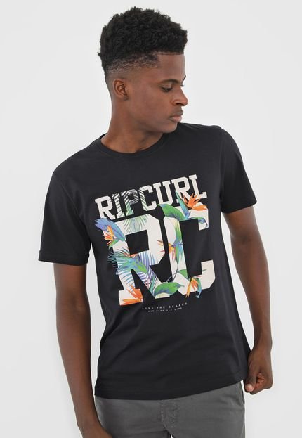 Camiseta Rip Curl Team Preta - Marca Rip Curl