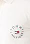 Camisa Polo Tommy Hilfiger Reta Logo Bege - Marca Tommy Hilfiger