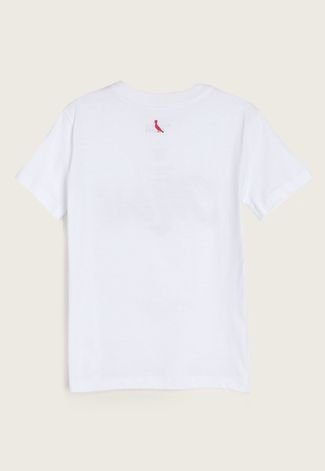 Camiseta Infantil Reserva Mini Logo Branca