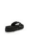 Tamanco Flatform Thelure Flores Preto - Marca Thelure