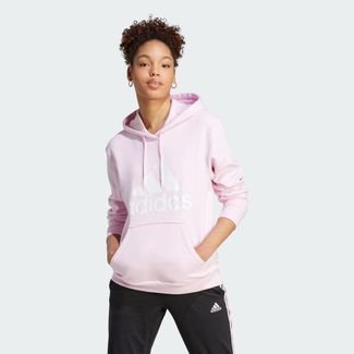 Adidas Moletom Capuz Fleece Regular Essentials Big Logo