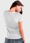 Camiseta Feminina Branca USA Algodão Premium Benellys - Marca Benellys