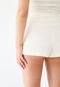 Short Saia Levosch De Alfaiataria Off White - Marca 77VS LEVOSCH