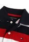 Camisa Polo Tommy Hilfiger Kids Menino Listrada Vermelha/Azul-Marinho - Marca Tommy Hilfiger Kids