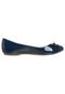 Sapatilha My Shoes Básica Verniz Laço Azul - Marca My Shoes