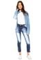 Calça Jeans Jezzian Skinny Cropped Azul-marinho - Marca Jezzian