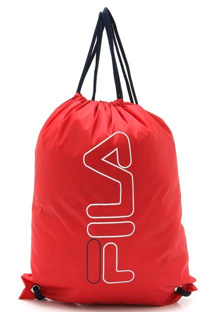 Mochila Fila Gym Sack Fila Outline Vermelha - Marca Fila