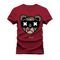 Camiseta Plus Size Estampada Unissex Macia Confortável Premium Urso Bolado - Bordô - Marca Nexstar