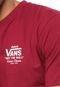 Camiseta Vans Mn Holder Street Ii Vinho - Marca Vans