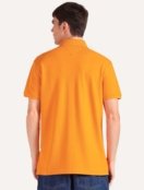 Polo Tommy Hilfiger Masculina Regular Piquet 1985 Laranja Ocre - Marca Tommy Hilfiger