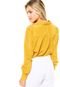 Camisa Cia da Moda Sedinha Amarela - Marca Cia de Moda