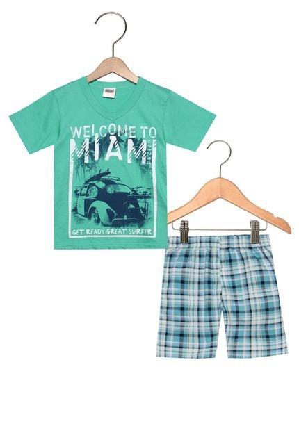 Conjunto Duzizo Welcome Infantil Verde - Marca Duzizo