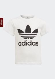 Camiseta Blanco-Negro adidas Originals Adicolor Trifolio