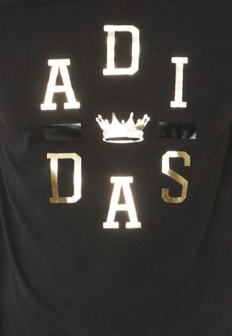 Camiseta adidas Performance Adi Crown Preta