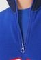 Blusa de Moletom Flanelada Fechada Polo Ralph Lauren Logo Azul - Marca Polo Ralph Lauren