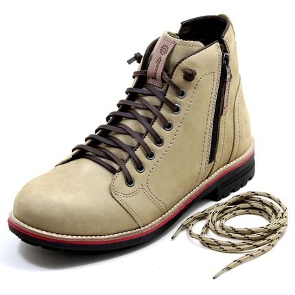 Bota coturno Galway casual Areia - Marca Galway