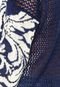 Suéter Letage Arabescos Azul - Marca Letage