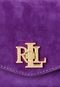 Bolsa Tiracolo Lauren By Ralph Lauren Logo Roxa - Marca Lauren Ralph Lauren