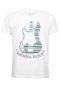 Camiseta FiveBlu Guitar Branca - Marca FiveBlu